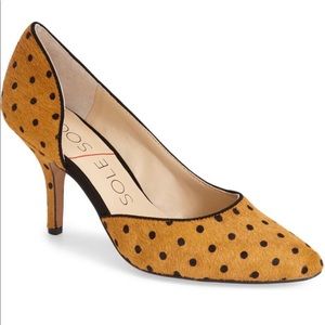 Sole Society Paola Half d’Orsay Polka Dot Pump